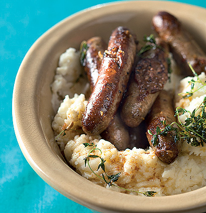 Pork or Lamb Bangers and Mash Recipe | Woolworths TASTE