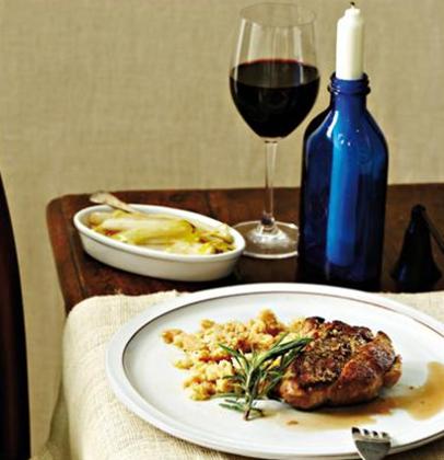 Pork Steaks and Pan-Fried Butter Beans Recipe | WW TASTE
