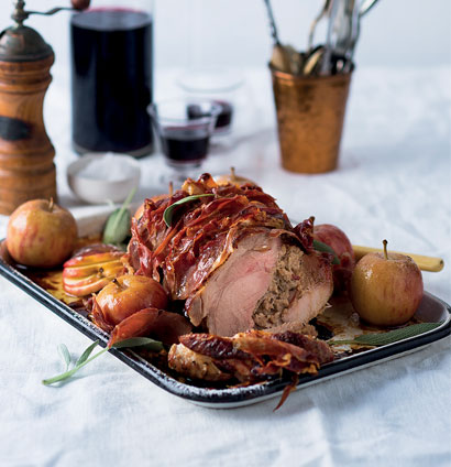Prosciutto crudo-wrapped pork shoulder roast | Woolworths TASTE