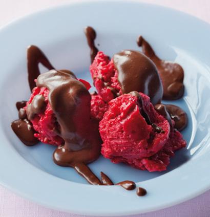 Raspberry Sorbet & Chocolate Ganache recipe | WW TASTE