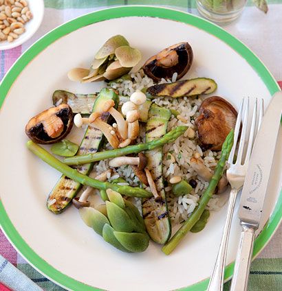 Rice pilau and spring vegetables recipe | Woolworths TASTE