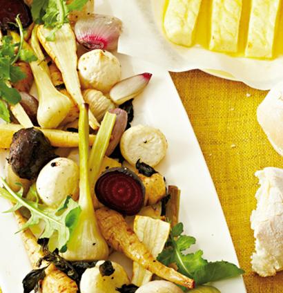 Roasted assorted vegetables and halloumi recipe | WW TASTE