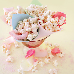 Rose-water popcorn