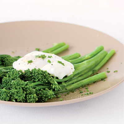 Seared broccoli with chilli