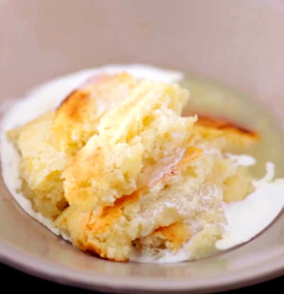 Self-saucing lemon pudding recipe