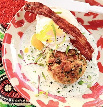 Smoked haddock fishcakes and caper sauce recipe | TASTE