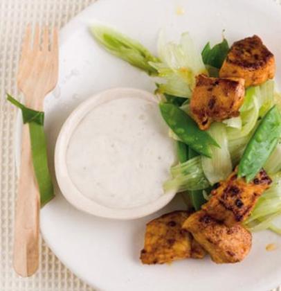 Smoked paprika pork with banana cream | Woolworths TASTE