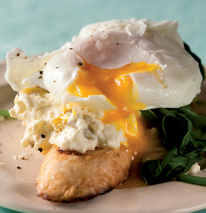 Soft Poached Egg, Creamed Feta & Olive Toasts recipe | TASTE