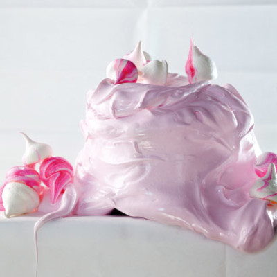 Sparkling rosé cake