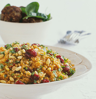 Spiced Beef Patties & Bulgur Pilau recipe | Woolworths TASTE