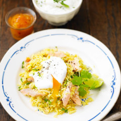 Spiced smoked trout kedgeree