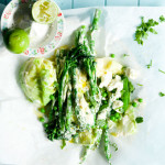 steamed greens with creme fraiche and feta cheese recipe