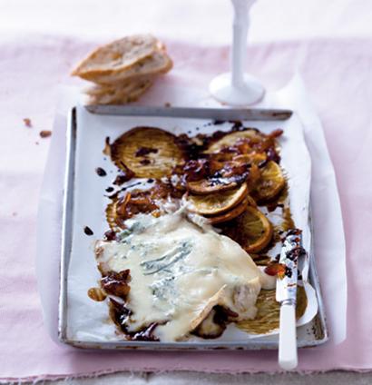 Sticky marmalade oranges with oozing gorgonzola | Woolworths TASTE