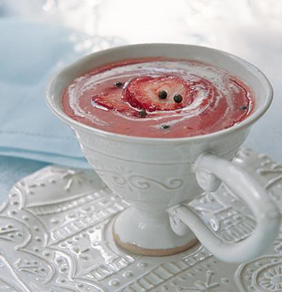 Strawberry and champagne soup | Woolworths TASTE