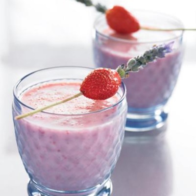 Strawberry-cream colada
