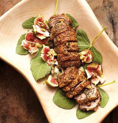 Stuffed lamb loin fillet with parmesan and caper crust | Woolworths TASTE