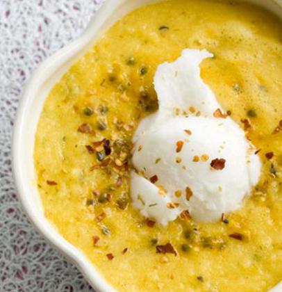 Summer Fruit Soup & Chilli Lemon Sorbet Recipe | WW TASTE