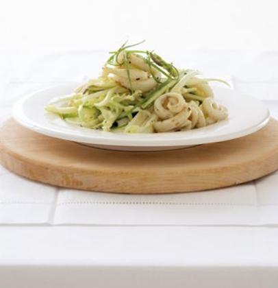 Summer slaw with stir-fried calamari | Woolworths TASTE