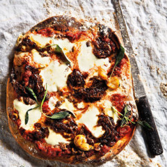 Sweet Onion Jam-and-Anchovy Pizza