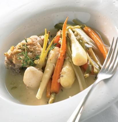 Thyme Chicken & Baby Vegetable Casserole Recipe | TASTE