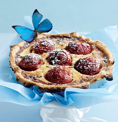 Whole plum and almond tart | Woolworths TASTE