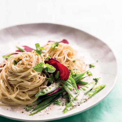 Easy noodle salad & coconut dressing recipe | TASTE