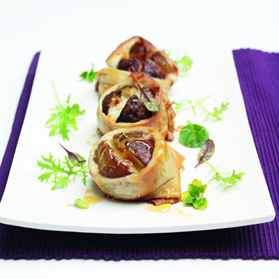 Filo baked figs with Grana Padano