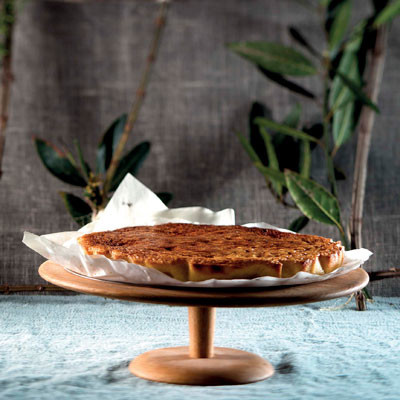 Almond-and-coconut flan