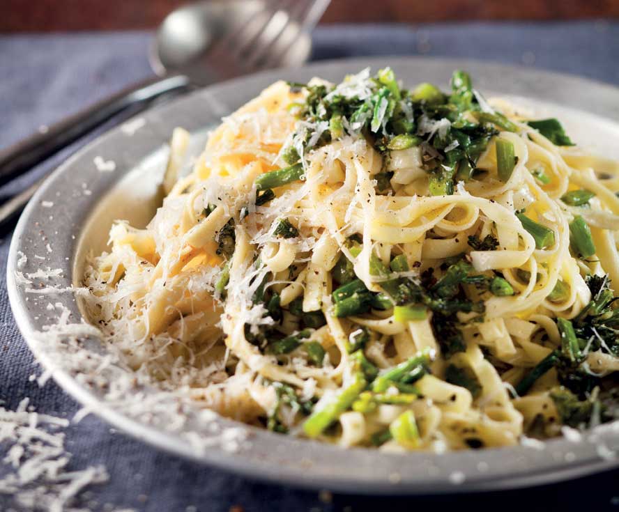 Broccoli-and-pecorino fettuccine | Woolworths TASTE