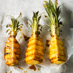 Grilled sticky pineapple