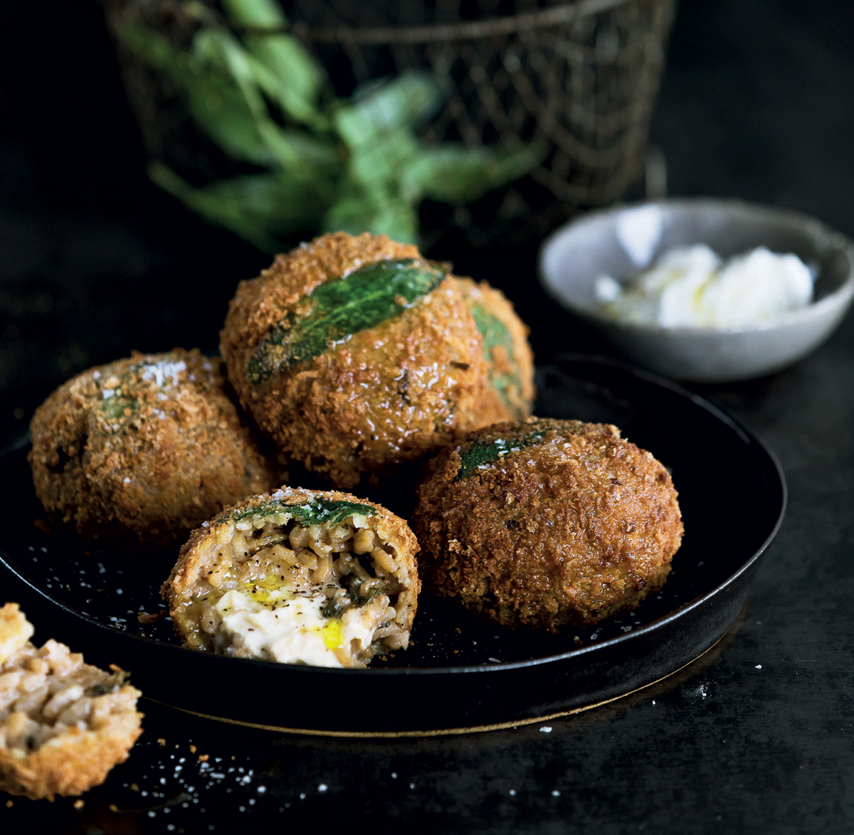 Mozzarellaandsage arancini balls Woolworths TASTE