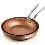Win 1 of 2 Woolworths copper-coloured pan sets worth R700 each