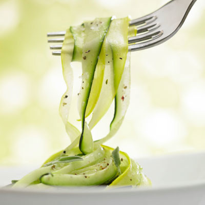 Carb conscious? Eat baby marrow “pasta”