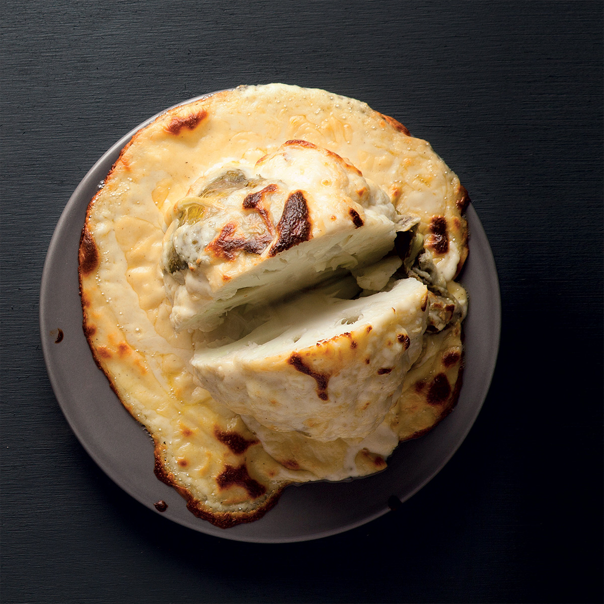 Whole Baked Cauliflower with Cheese Sauce Recipe | TASTE