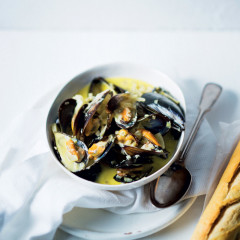 Mussels in creamy fennel sauce