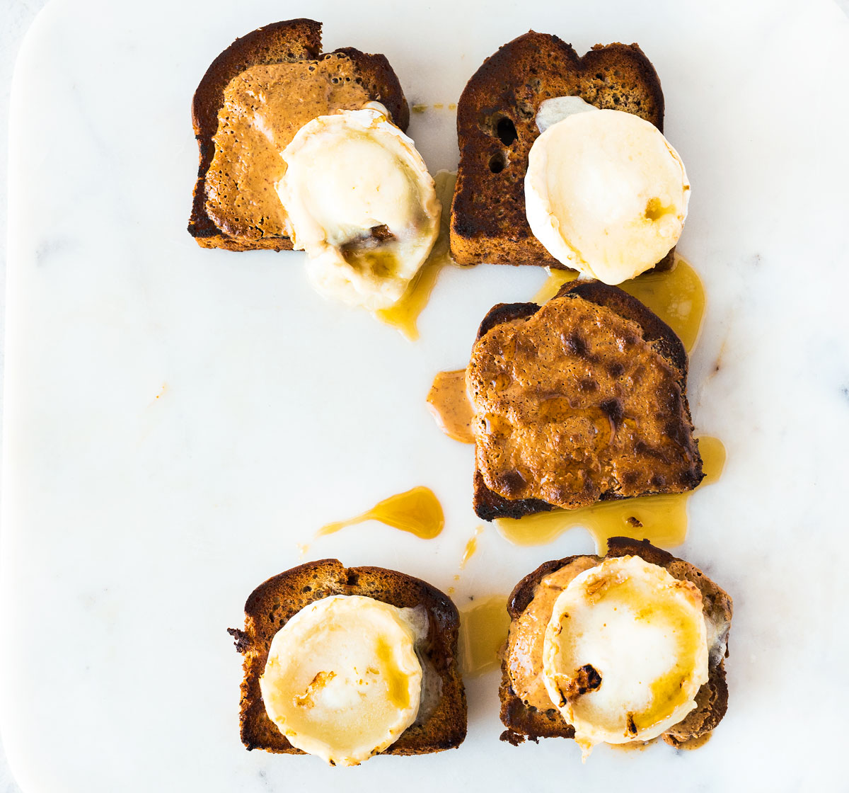 We're feeling many feels for this grilled banana bread breakfast