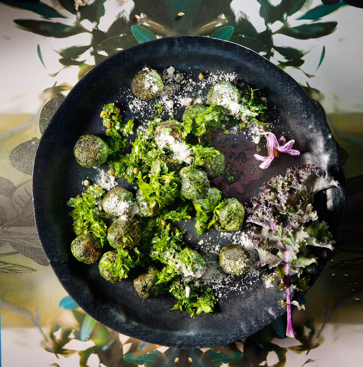 Spinach gnocchi with salsa verde Woolworths TASTE