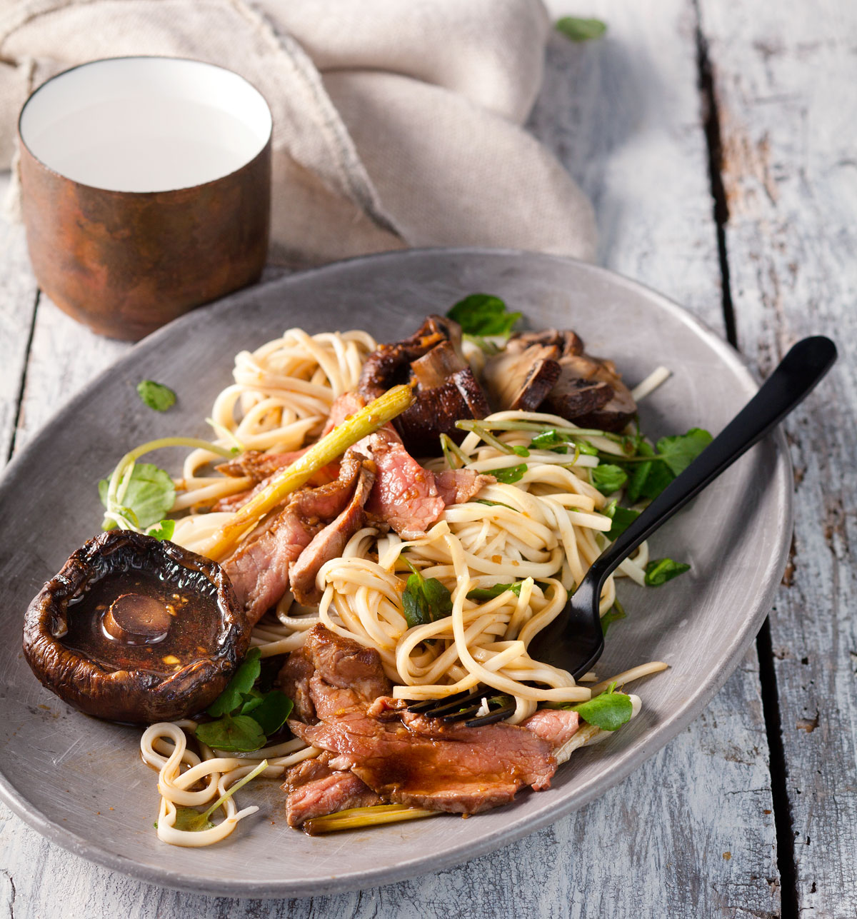 Roast Marinated Steak & Mushrooms Recipe | WW TASTE