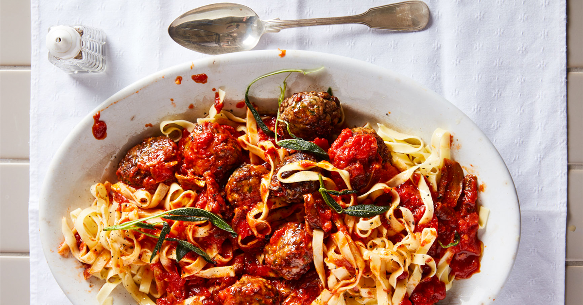 Pork Meatballs In Tomato Sauce