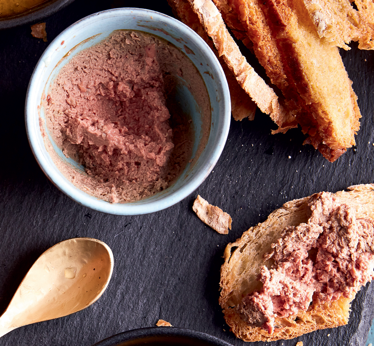 Baked chicken liver paté with clementines Woolworths TASTE