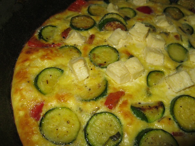 Baby marrow feta quiche Woolworths TASTE