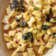 Gnocchi with sage butter and chilli