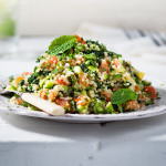 Warm “kabbouleh” salad recipe