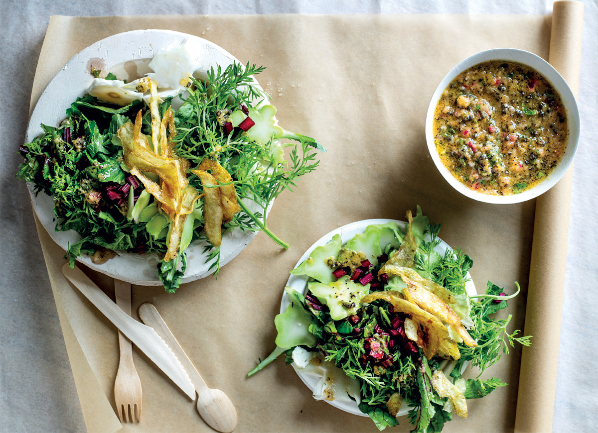 Chop Chop Salad With Papaya Seed Dressing Woolworths Taste 