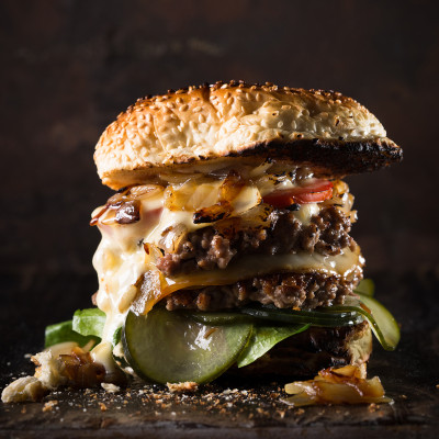 Weekend plans? Make sure they include this smashed cheese burger