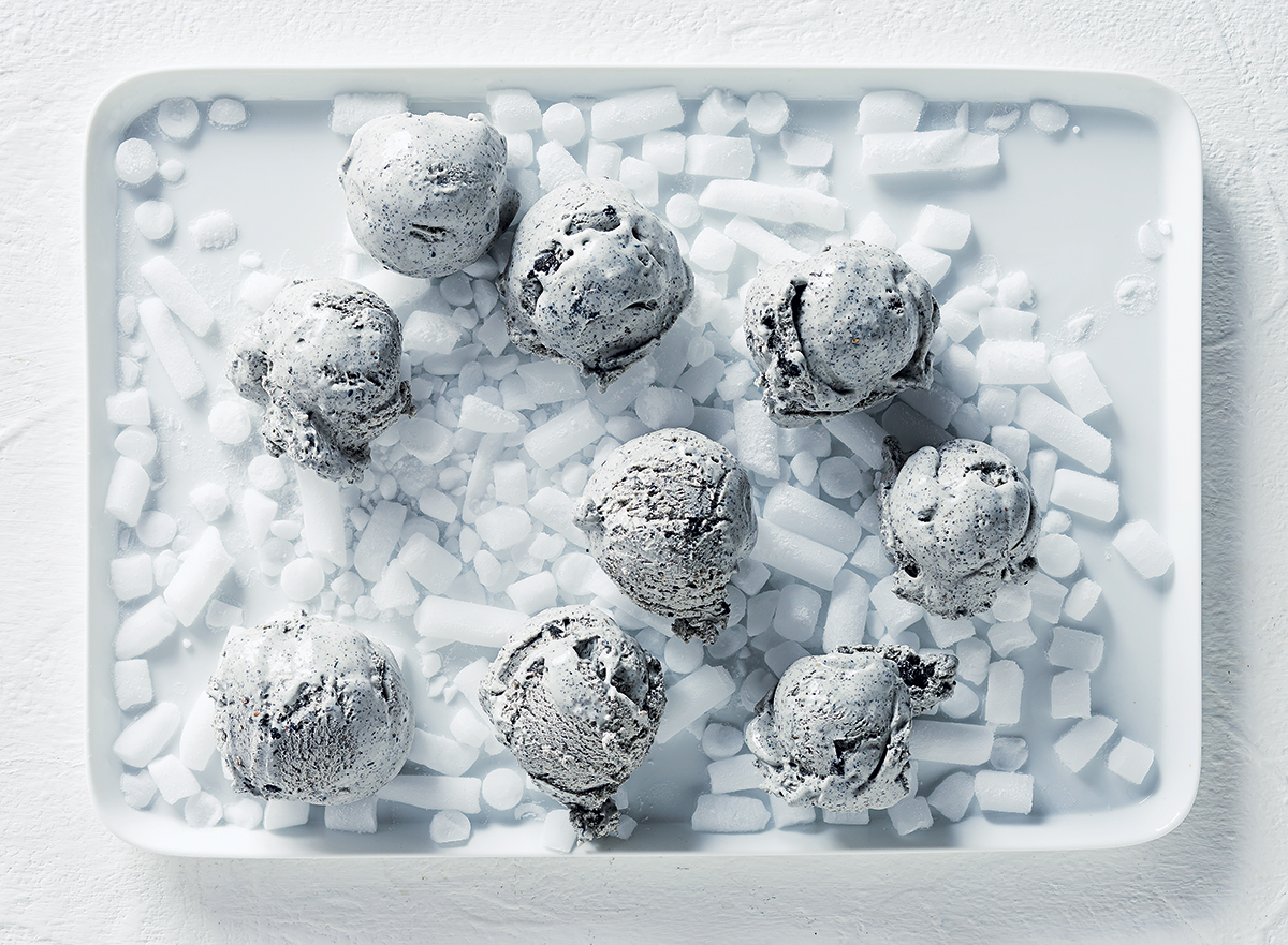 Black sesame ice cream recipe | Woolworths TASTE