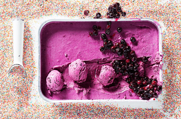 Blueberry-and-buttermilk ice cream recipe