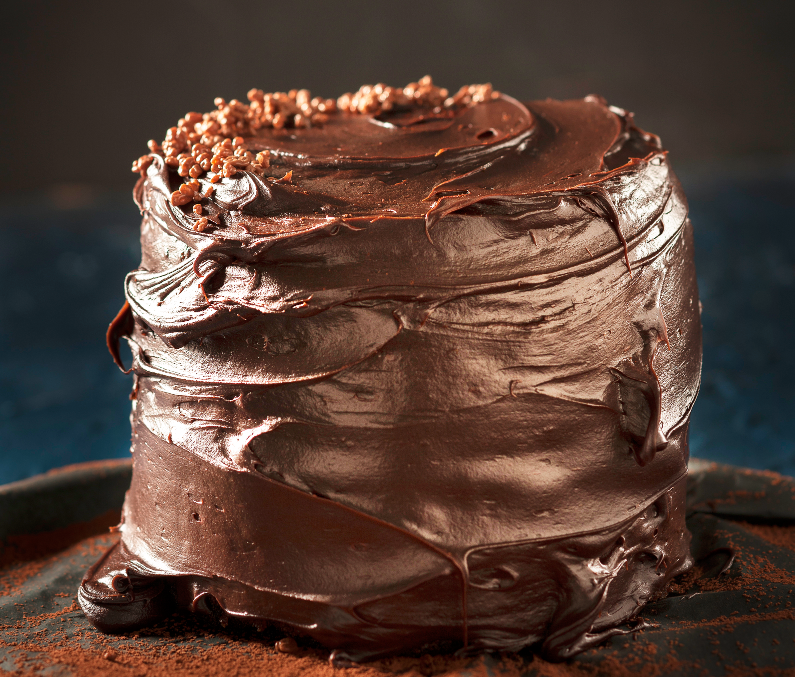 A triple-chocolate cake? 