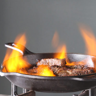 WATCH: the new way to flame-grill your favourite cut of steak