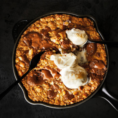 Watch: How to make a giant Easter egg skillet cookie